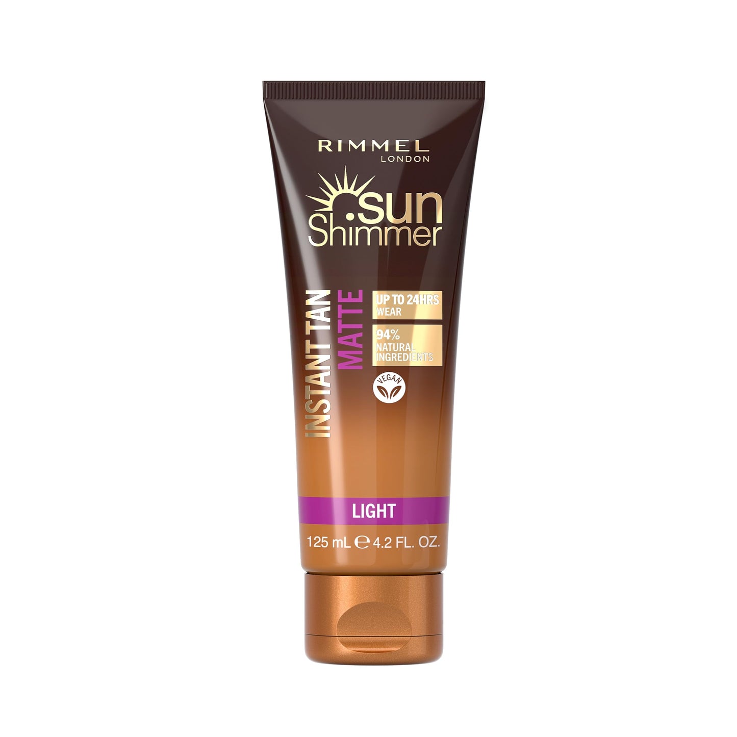 Rimmel Sunshimmer Water Resistant Instant Tan Wash Off Matte - Light, Packaging may vary