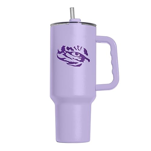 Logo Brands LSU 40oz Flipside Powder Coat Tumbler