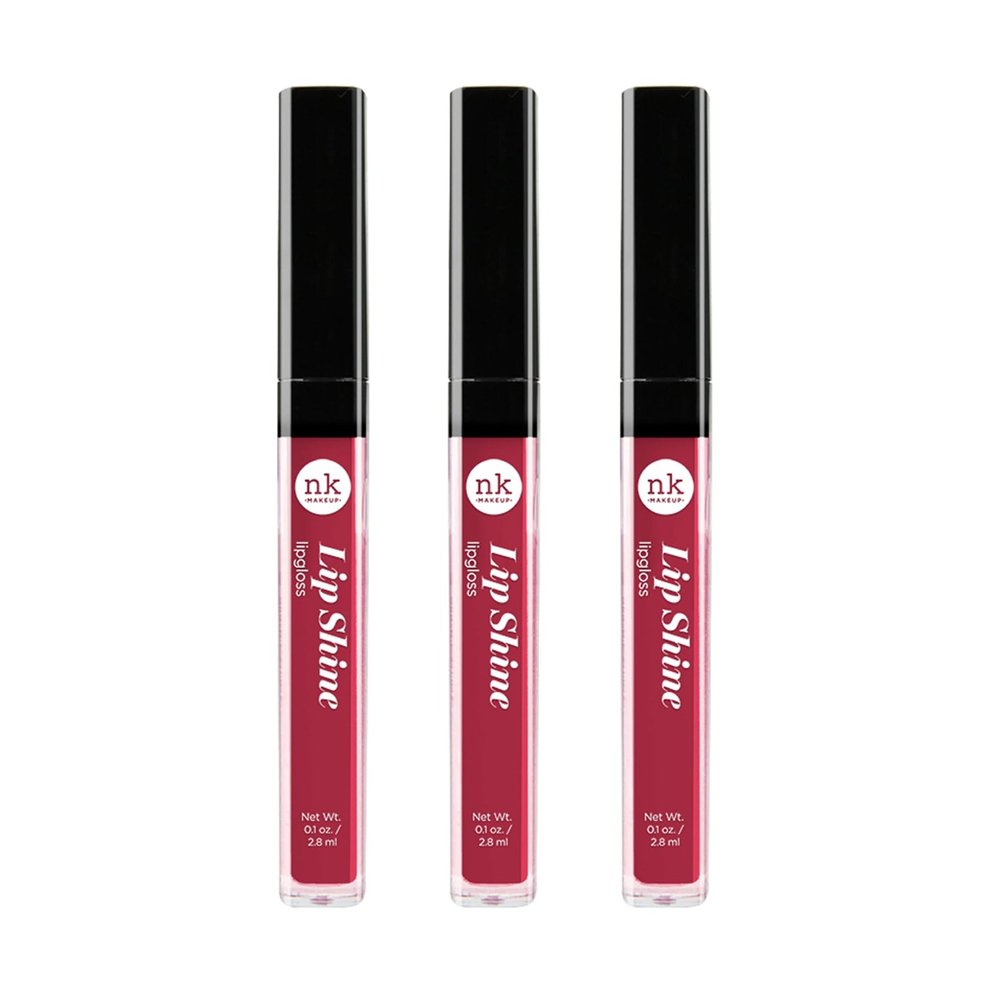NICKA K NEW YORK Lipshine, Cosmetics, vibrant colors, bright colors, shining lips, lip shine, long lasting (AMZ269)