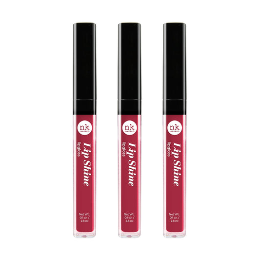 NICKA K NEW YORK Lipshine, Cosmetics, vibrant colors, bright colors, shining lips, lip shine, long lasting (AMZ269) Beauty & Personal Care NICKA K NEW YORK