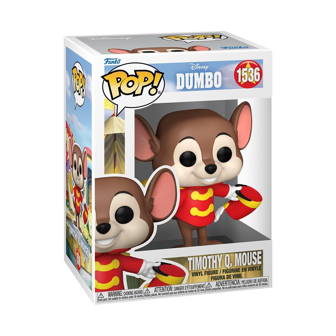 Funko Pop Disney: Dumbo - Timothy Q. Mouse - Collectable Vinyl Figure - Gift Idea - Official Merchandise - Toys for Kids & Adults - Cartoon/Animation…
