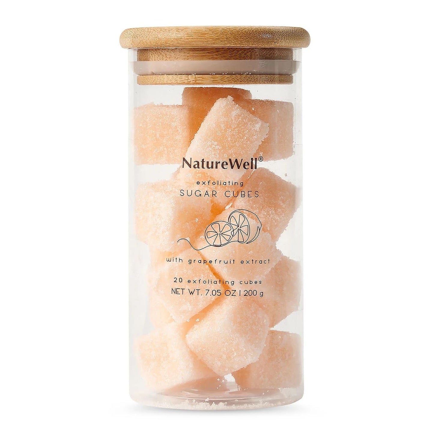 NatureWell Exfoliating Sugar Cubes, Grapefruit and Coffee, 20 Cubes (2 Pack) Beauty & Personal Care NATURE WELL