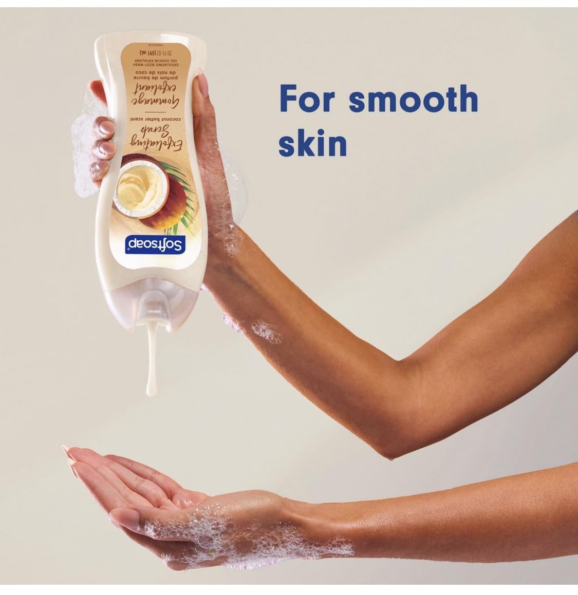 Softsoap Body Wash Coconut Butter Scrub, 20 Fl Oz (2 Pack)