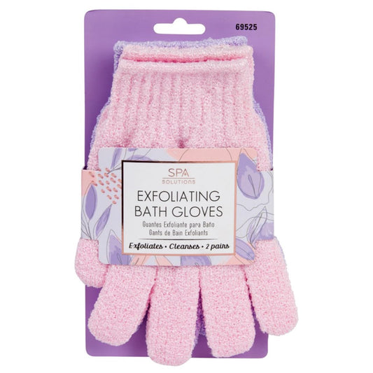 CALA EXFOLIATING Bath Gloves: PNK/LAV Beauty and Personal Care Cala