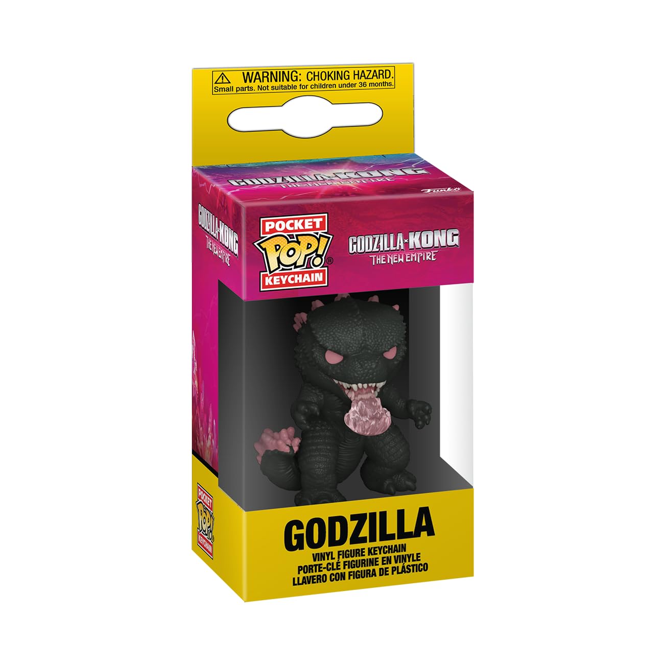 Funko POP! Keychain: Godzilla X Kong: The New Empire - Godzilla - Godzilla Vs Kong Novelty Keyring - Collectable Mini Figure - Stocking Filler - Gift…