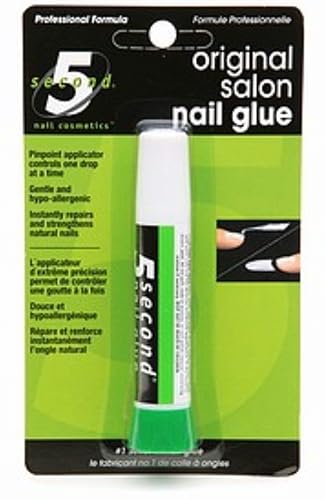 5 Second Salon Nail Glue 0.07 oz (Pack of 3)