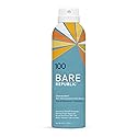 Bare Republic Clearscreen Sunscreen SPF 100 Sunblock Spray, Water Resistant with an Invisible Finish, 6 Fl Oz