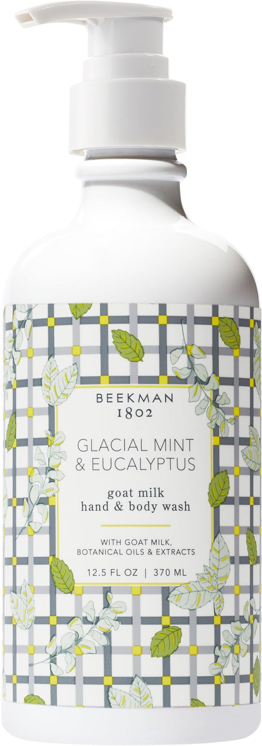 Beekman 1802 Goat Milk Hand Soap - Moisturizing Body Wash & Liquid Hand Soap for Sensitive Skin, Hand & Body Wash, Natural Soap with Goat Milk & Aloe