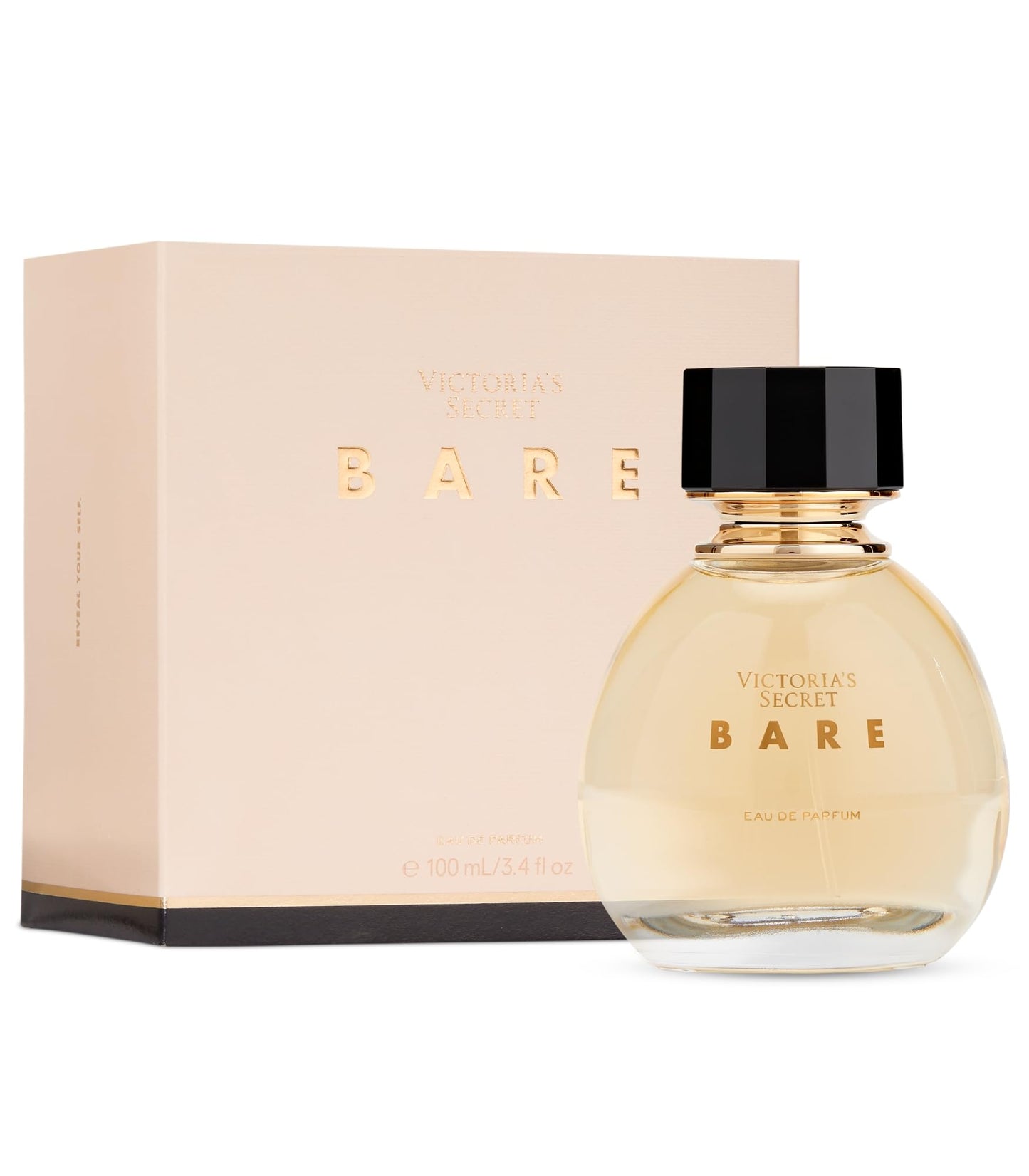 Victoria's Secret Bare Eau de Parfum – Women’s Perfume with Notes of Australian Sandalwood, Mandarin Madagascar & Egyptian Violet, 3.4 oz