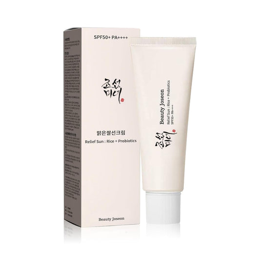 Relief Sun Organic Korean sunscreen SPF50+, PA++++ Riceand Probiotics | Korean Skin Care Solution for All Skin TypesNourishing Skin Protection and UV Beauty & Personal Care gonalulu