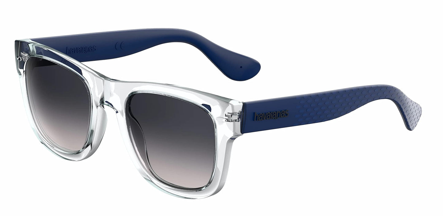 Havaianas Sunglasses Paraty Square Sunglasses, Crystal Blue, 52 mm