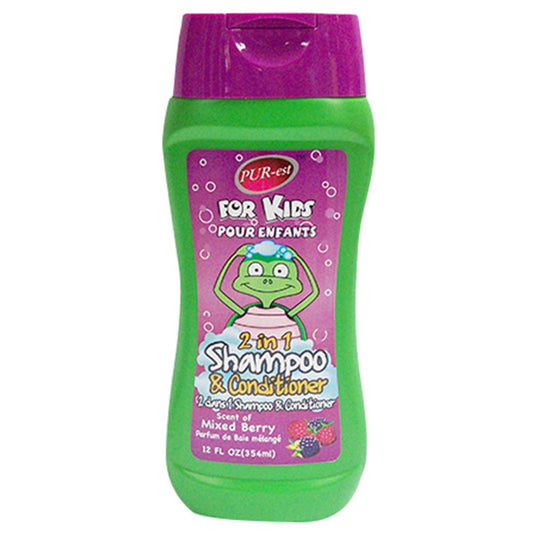 Purest Kids 2 In 1 Shampoo & Conditioner With Mixed Berry(354ml) 2308782
