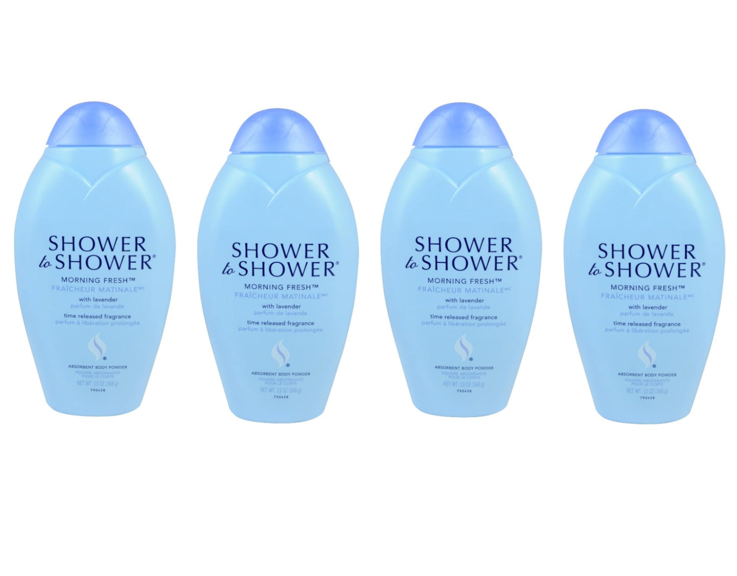 Shower to Shower Morning Fresh Body Powder with Lavender for Men & Women, Talc Free, Sweat Absorbing, Prevents Chafing & Odor, Deodorizing - 13 oz
