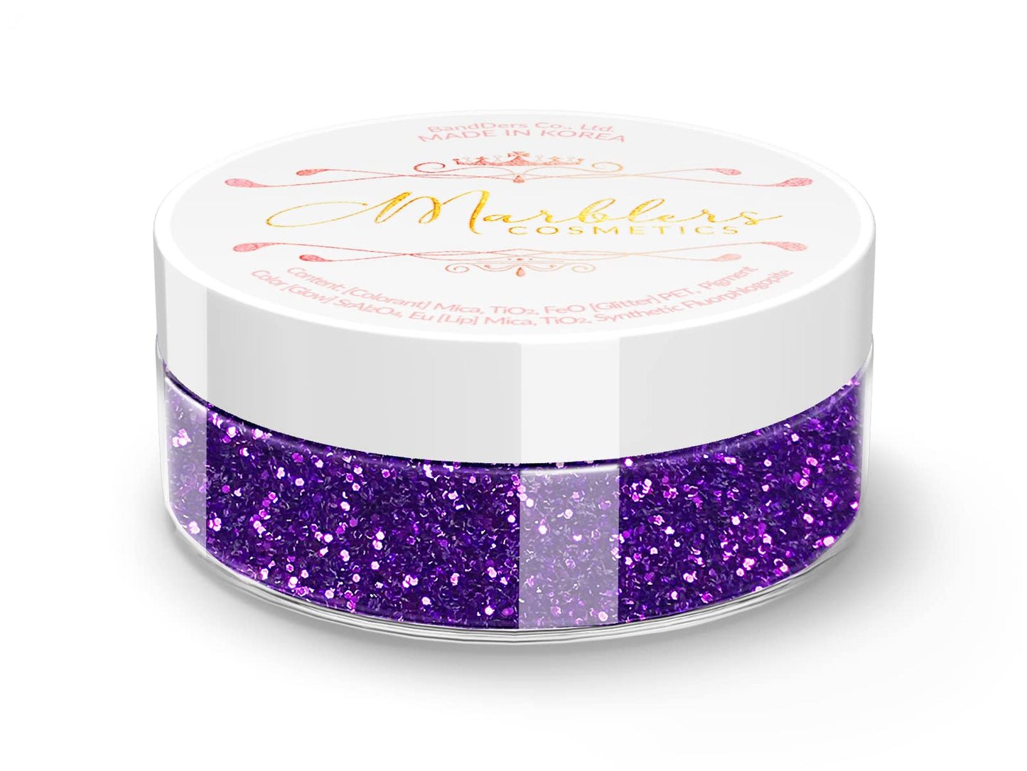 MARBLERS Twinkle Face & Body Glitter [Amethyst] 0.18oz (5g) | Fine | Non-Toxic | Vegan | Cruelty-Free | Festival, Rave & Party Makeup | Eye, Hair