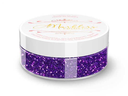 MARBLERS Twinkle Face & Body Glitter [Amethyst] 0.18oz (5g) | Fine | Non-Toxic | Vegan | Cruelty-Free | Festival, Rave & Party Makeup | Eye, Hair