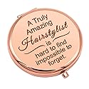 Hair Stylist Gifts for Women Hairdresser Gift Appreciation Present Compact Makeup Mirror for Hairdresser Thanks You Folding Makeup Mirror for Salon