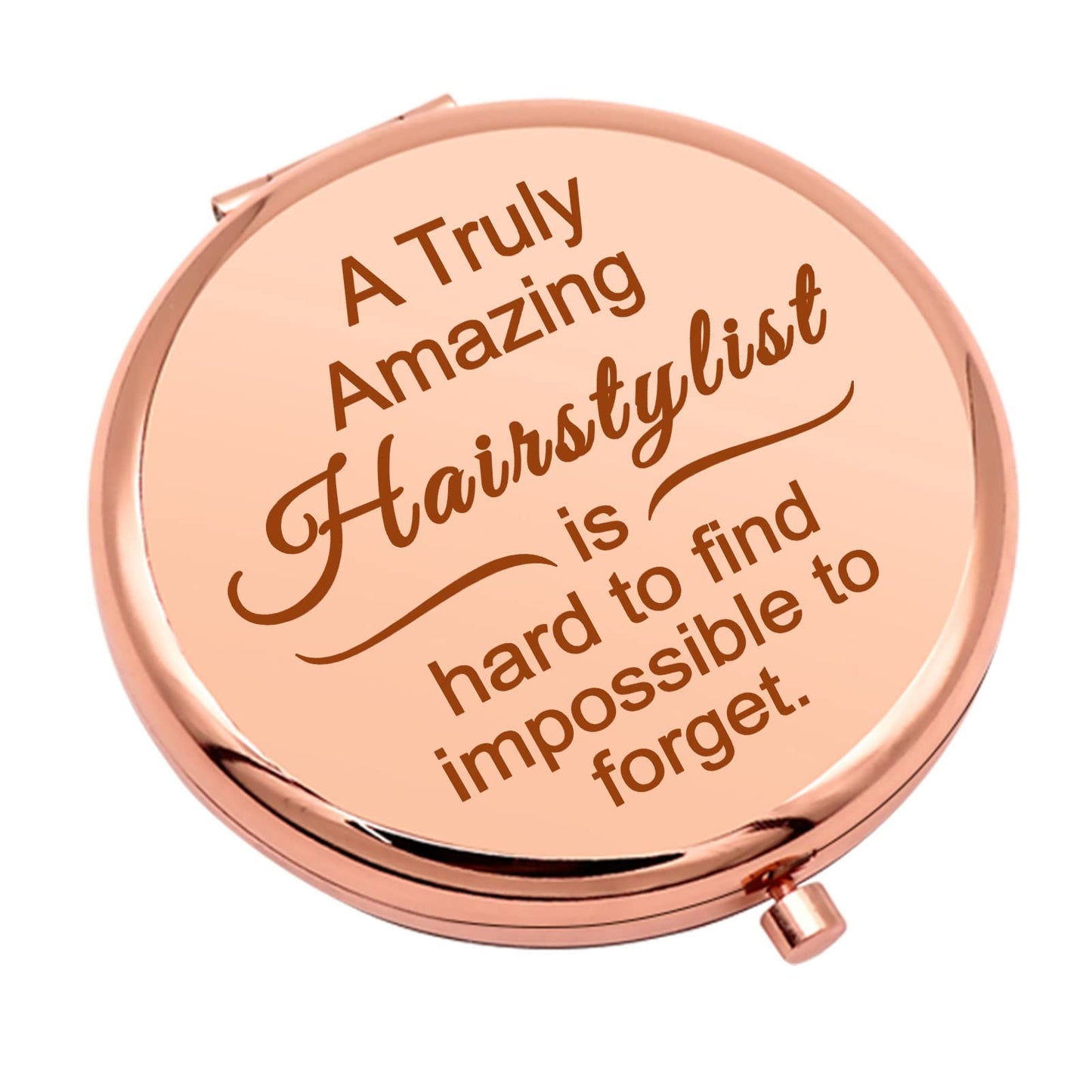 Hair Stylist Gifts for Women Hairdresser Gift Appreciation Present Compact Makeup Mirror for Hairdresser Thanks You Folding Makeup Mirror for Salon