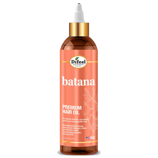 Difeel Batana Premium Hair Oil 8 Ounces - Batana Hair Oil, Nourishing Batana Hair Growth Oil