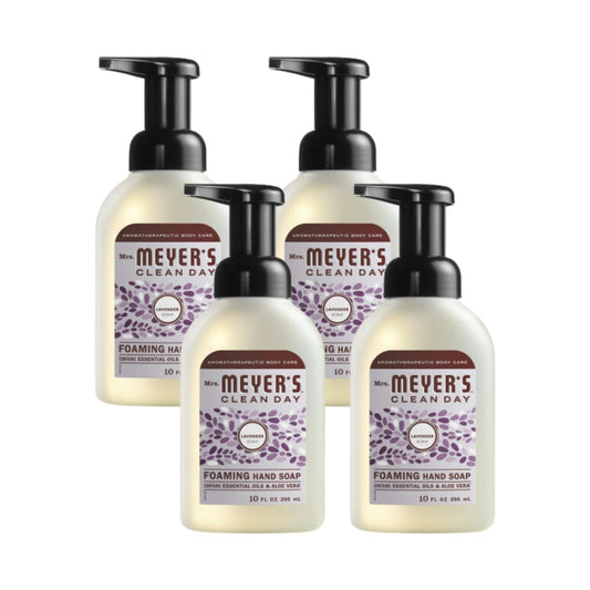 Mrs. MEYER'S CLEAN DAY Foaming Hand Soap, Lavender Scent, 10 Fl oz (Pack of 4) Beauty & Personal Care Mrs. MEYER'S