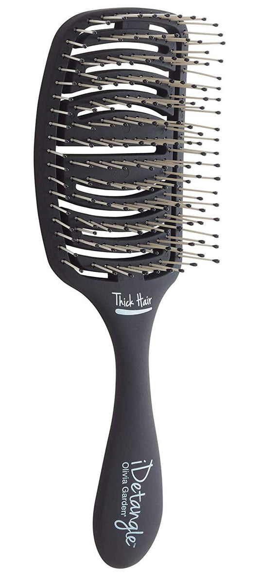 Olivia Garden iDetangle Brush for Wet and Dry Hair - Detangler Brush for Women and Men - Adjusts Tension by Hair Type - For Curly, Wavy or Straight
