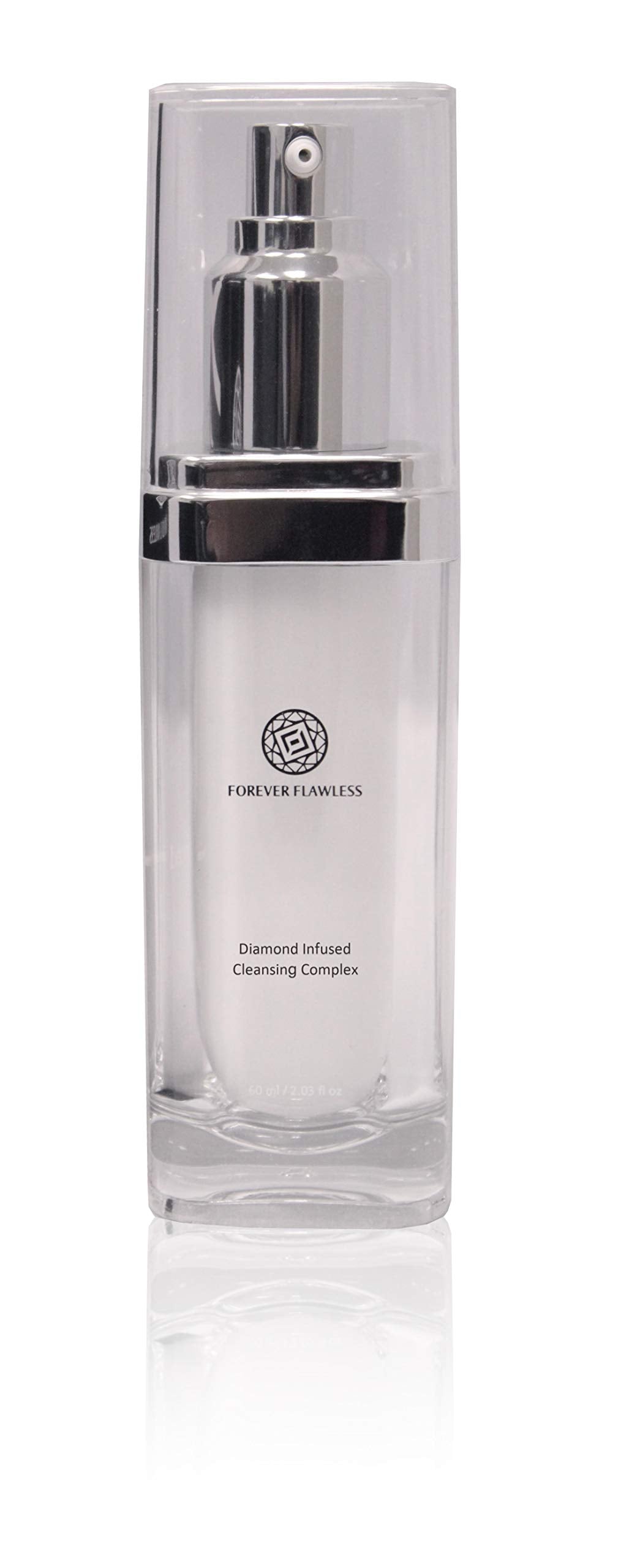 Forever Flawless Diamond Infused Facial Cleanser - Anti-Aging, Hydrating Face Wash with Vitamins A & E and Antioxidants - Gentle Daily Cleanser