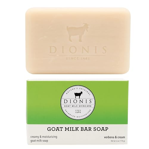 Dionis Goat Milk Lemon Verbena and Cream Bar Soap 6 oz (Pack of 1)