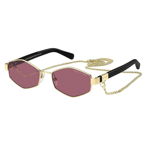 Marc Jacobs Glasses for Women, Gold Red, 55/17/140