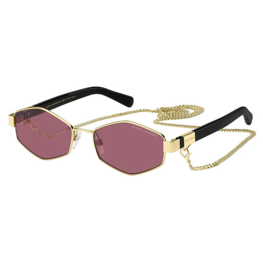 Marc Jacobs Glasses for Women, Gold Red, 55/17/140