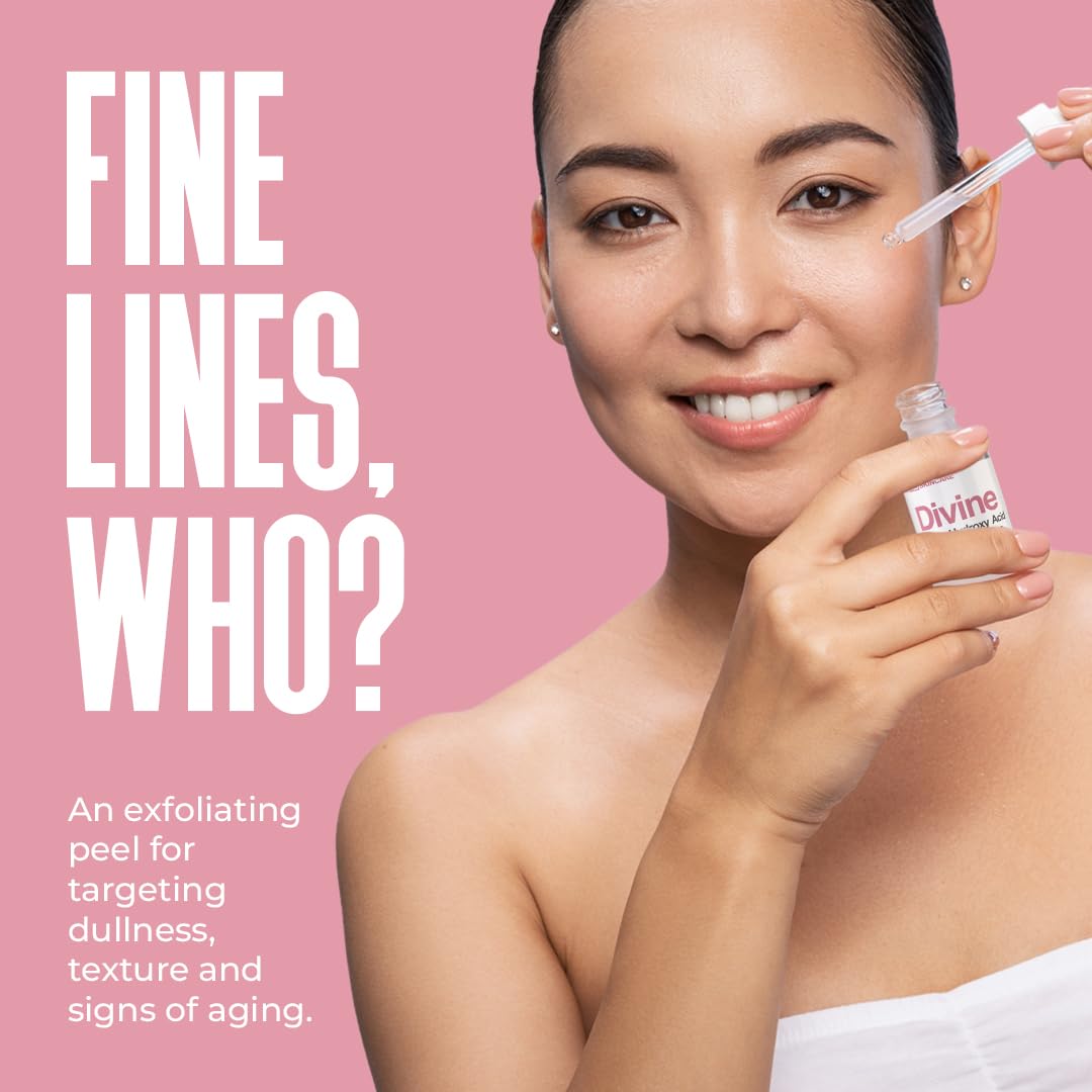 Glycolic Acid Peel 40% Professional Chemical Peel for Face for Acne Scars, Collagen Boost, Wrinkles, Fine Lines - Alpha Hydroxy Acid Liquid Exfoliant