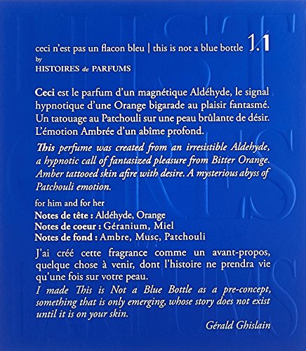 Histoires de Parfums This Is Not A Blue Bottle Eau De Parfum Spray,4 Fl Oz
