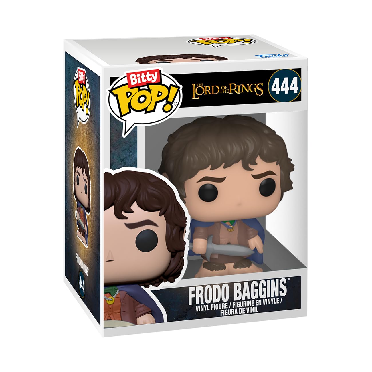 Funko Bitty POP! Lord of The Rings - Frodo, 4-Pack and A Surprise Mystery Mini Figure - 0.9 Inch (2.2 Cm) - Lord of The Rings Collectable - Stackable…