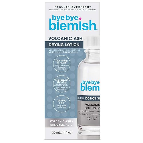 Bye Bye Blemish Drying Lotion Volcanic Ash | Acne Drying Solution To Assist With Blemish Prevention | 1 Fl. Oz.