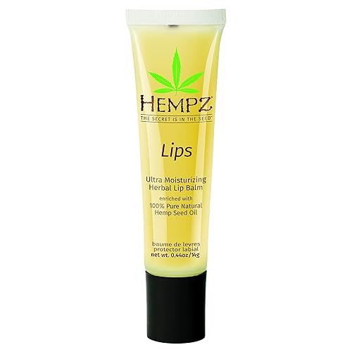 HEMPZ Herbal Ultra Moisturizing Lip Balm - Lip Treatment for Dry Cracked Lips, Provides Hydration and Nourishment for Men and Women - Premium, 100%