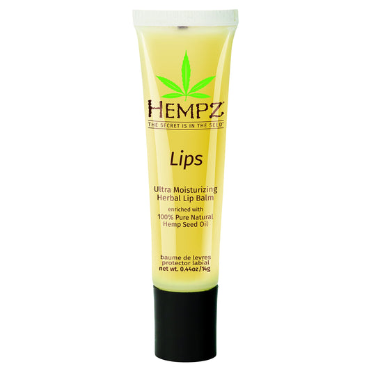 HEMPZ Herbal Ultra Moisturizing Lip Balm - Lip Treatment for Dry Cracked Lips, Provides Hydration and Nourishment for Men and Women - Premium, 100%