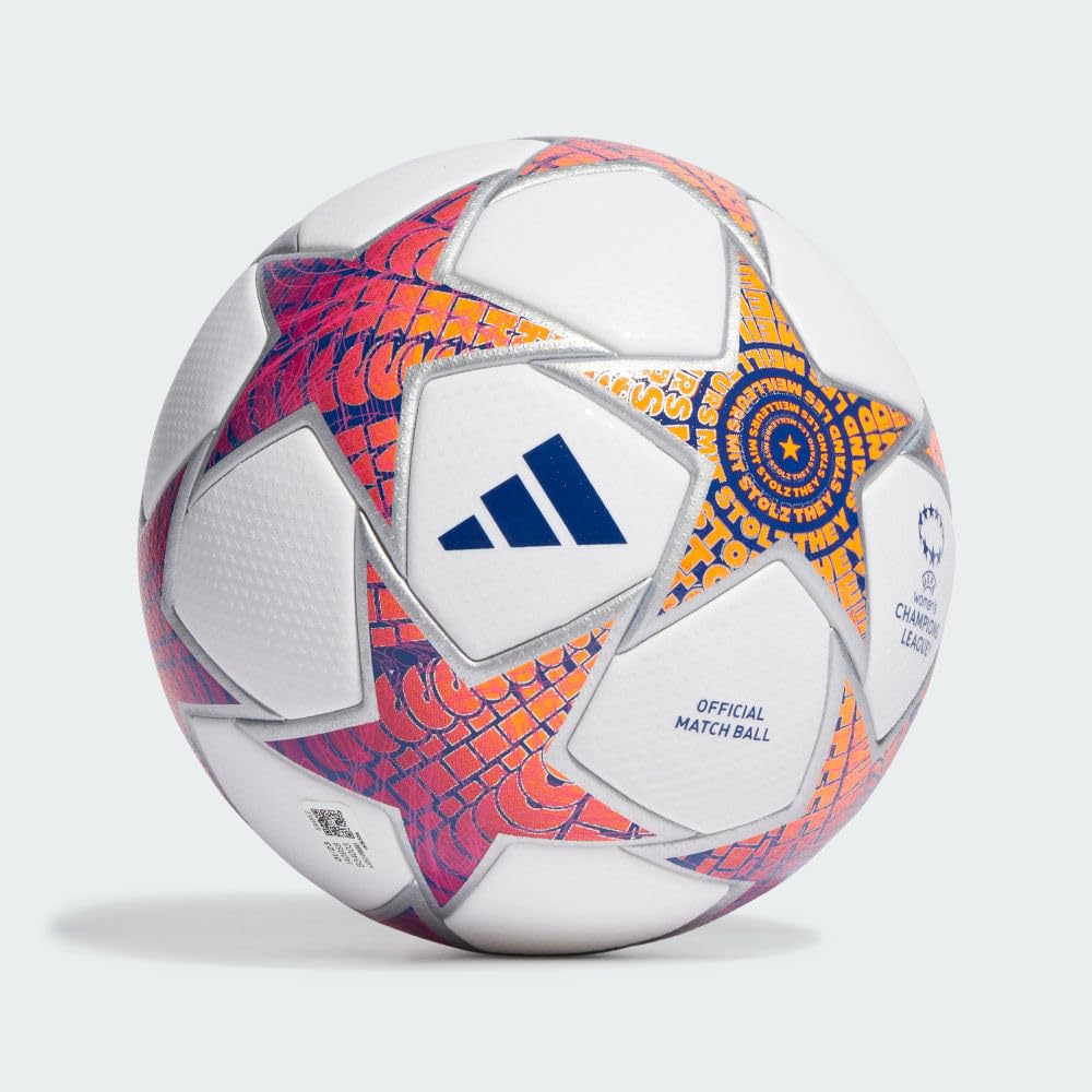 adidas Womens UCL Pro Soccer Ball - Official Match Ball with Seamless Surface, FIFA Quality Pro Certified (UWCL Pro 23/24 Group Stage Ball…