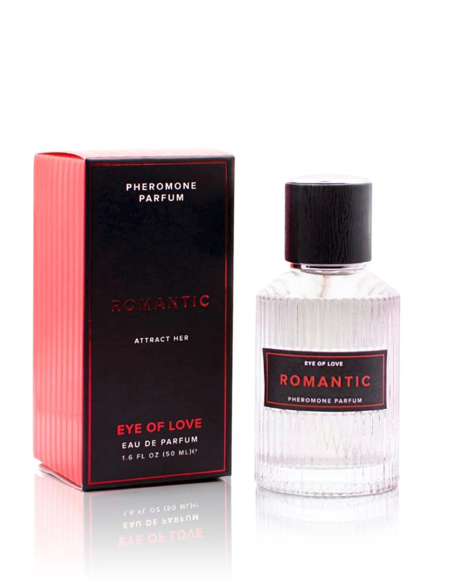 Eye of Love Romantic Pheromone Cologne for Men - Sandalwood Mint Perfume with Lemongrass & Vanilla - Long Lasting Plant-Based Fragrances for Date