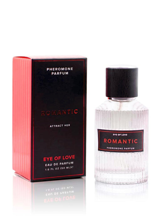 Eye of Love Romantic Pheromone Cologne for Men - Sandalwood Mint Perfume with Lemongrass & Vanilla - Long Lasting Plant-Based Fragrances for Date