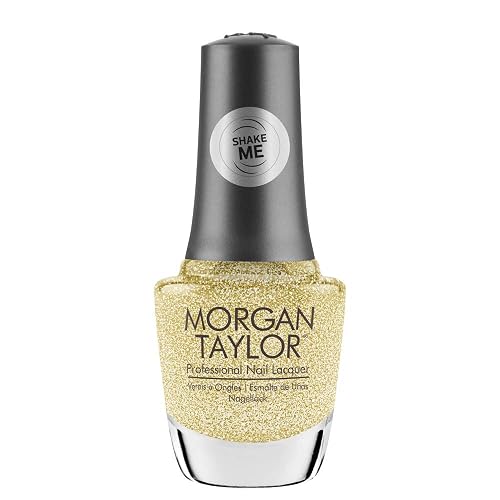 Morgan Taylor "California Gold" - Gold Glitter Overlay, 15 mL | .5 fl. Oz. - 3110402