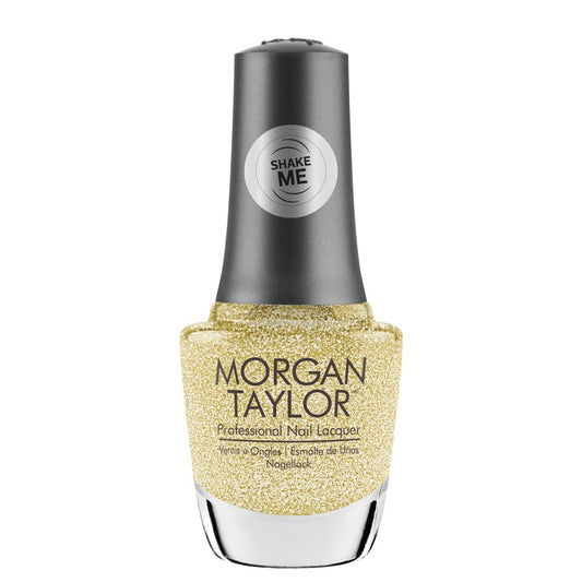 Morgan Taylor "California Gold" - Gold Glitter Overlay, 15 mL | .5 fl. Oz. - 3110402