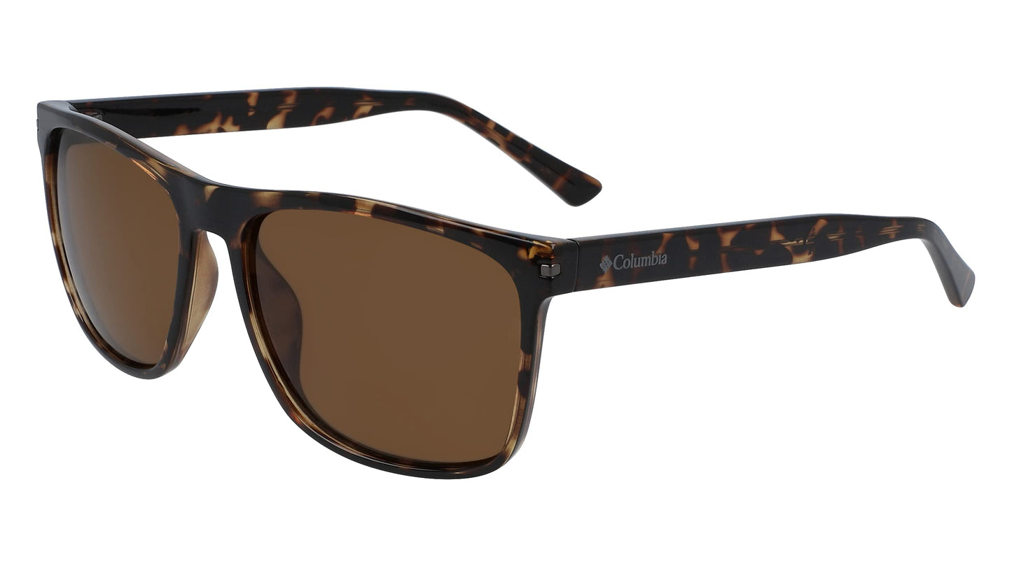 Columbia Unisex Sunglasses BOULDER RIDGE - Shiny Tortoise with Brown Lens