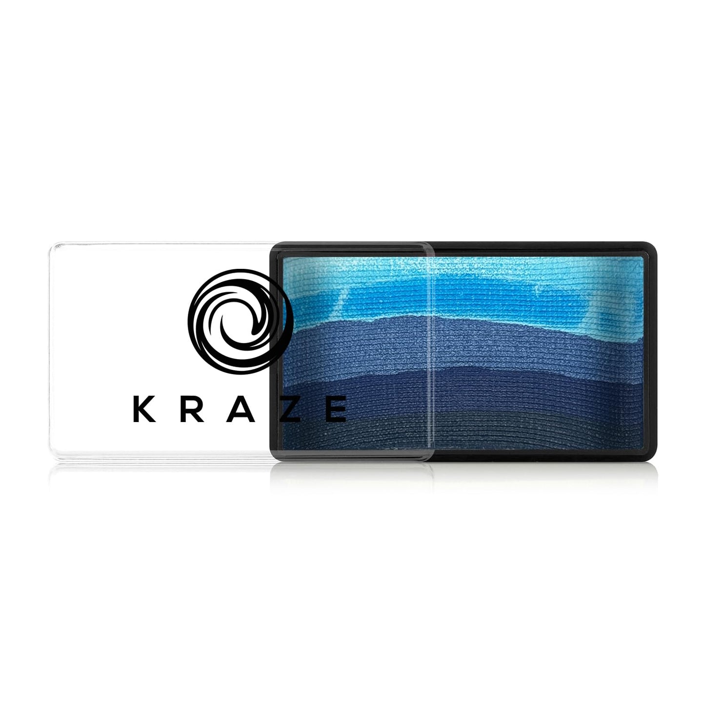 Kraze FX Dome Stroke - Bluebell by Linnea (25 gm), Professional 1-Stroke Split Cake, Hypoallergenic, Non-Toxic, Water Activated Face & Body Painting