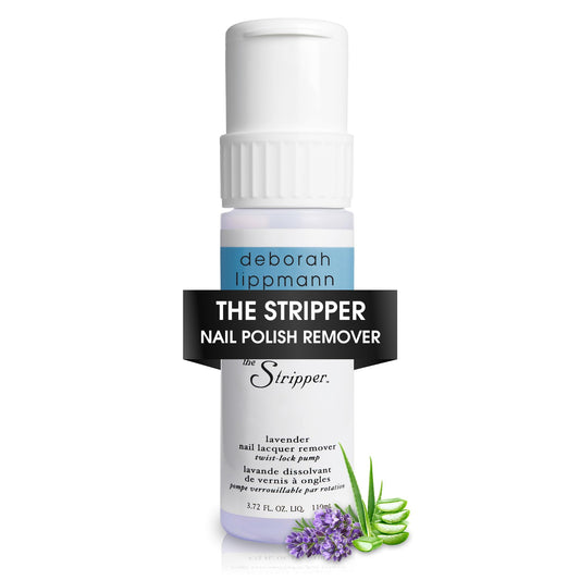 Deborah Lippmann The Stripper | Nail Polish Remover, Fast-Acting | Hydrating Aloe Vera to Prevent Dryness & No Chalky Residue | Lavender Scent