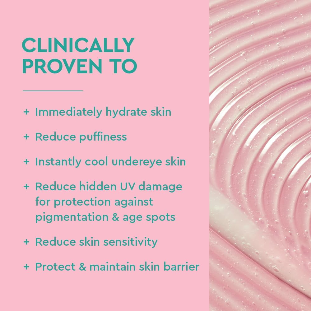 BYOMA De-Puff + Brighten Eye Gel - Lightweight Gel Eye Cream for Dark Circles, Puffiness & Wrinkles - Under Eye Cream With Hyaluronic Acid & Vitamin C Beauty and Personal Care BYOMA