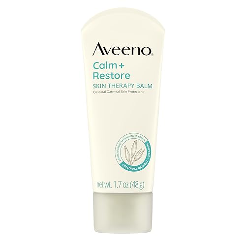 Aveeno Calm + Restore Skin Therapy Balm, Soothing & Moisturizing Skin Protectant for Sensitive Skin, Colloidal Oatmeal & Ceramide to Help Fight Dry