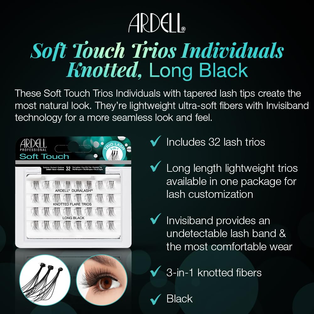 Soft Touch Trios Individuals Long Black