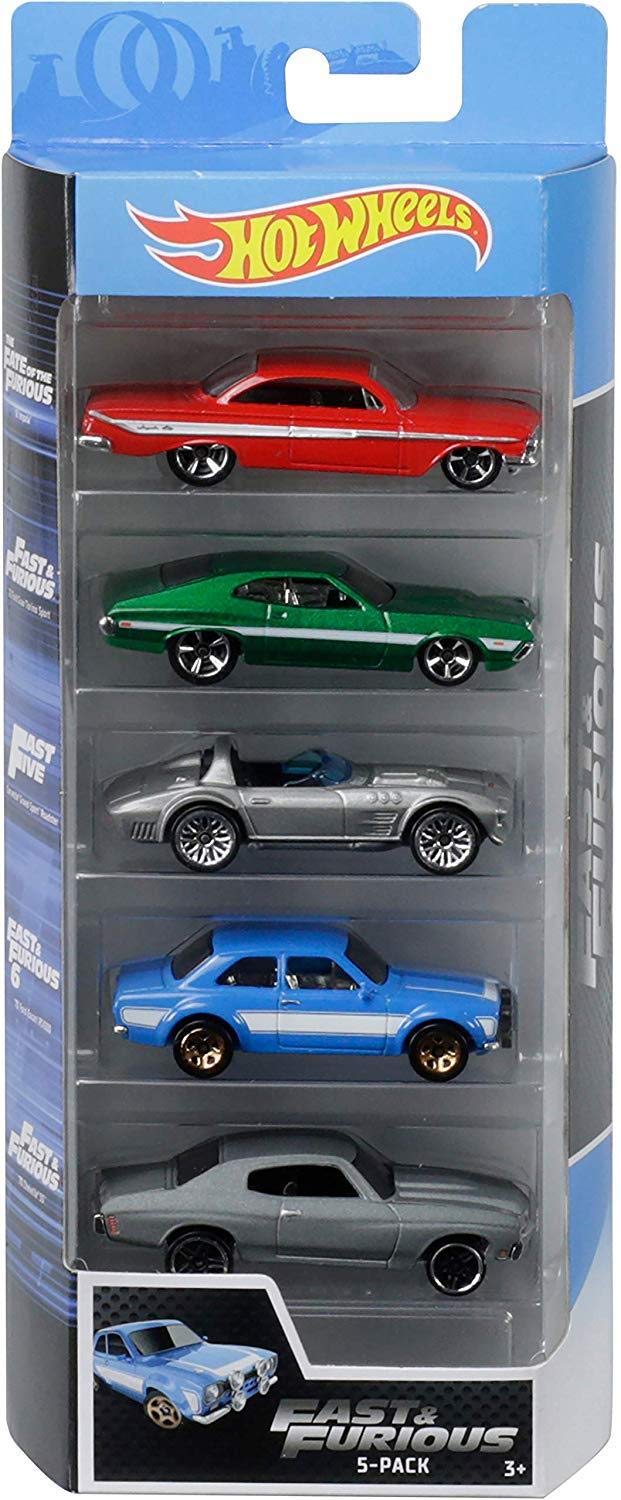 Hot Wheels Fast & Furious 5Pk Vehicles