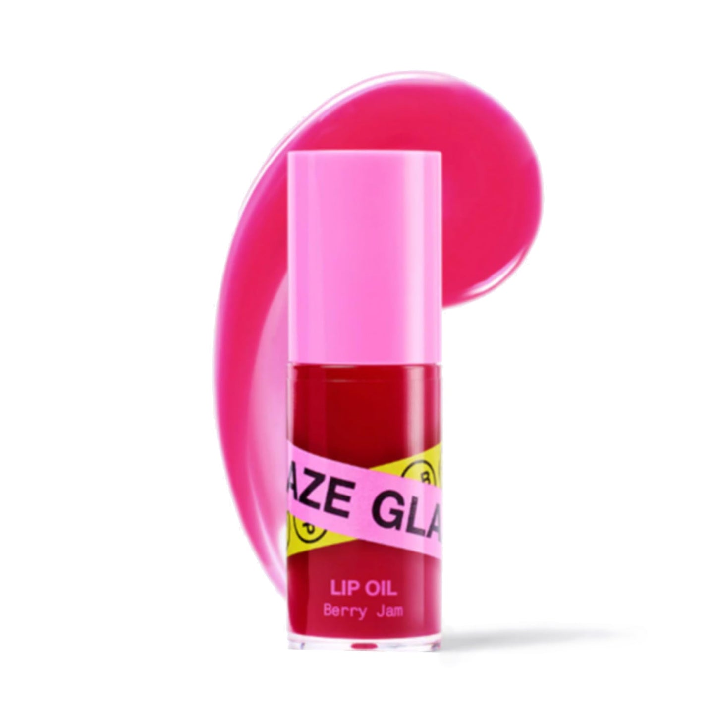 Innbeauty Project Glaze Lip Oil Berry Jam, Hydrating Vegan Lip Oil Gloss Hybrid, 0.2 OZ