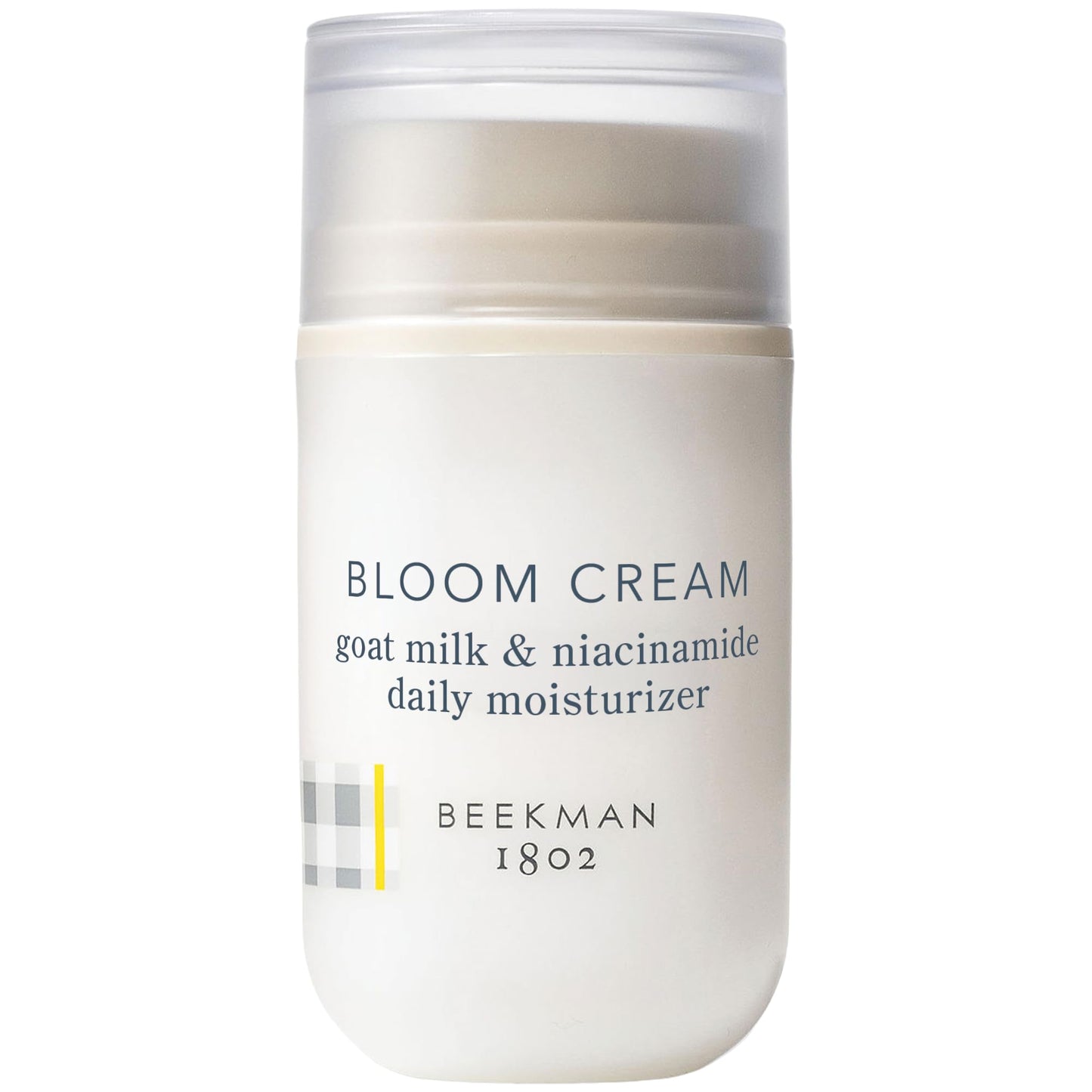 Beekman 1802 Bloom Cream Goat Milk Face Moisturizer with Niacinamides - Lightweight Daily Moisturizer, Deeply Hydrating, Nourishes Skin Barrier, Safe