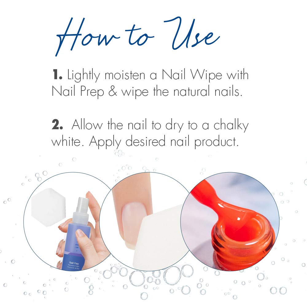 IBD Nail Prep Dehydate Spray - Nail Dehydrator & Cleanser for Acrylic, Gel & Dip Powder, Improves Bond Speed & Adhesion - 4 oz