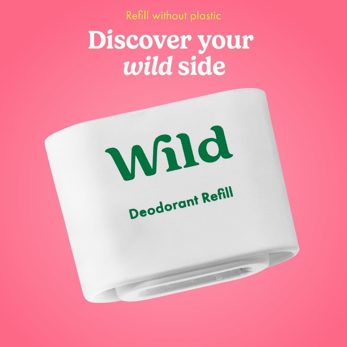 Wild - Natural Refillable Deodorant - Orange & Neroli Refill Trio Pack - Vegan & Eco-Friendly - Aluminum Free - Long Lasting Protection - Natural Beauty and Personal Care Wild
